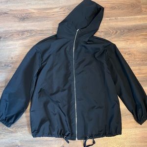 Black windbreaker size S